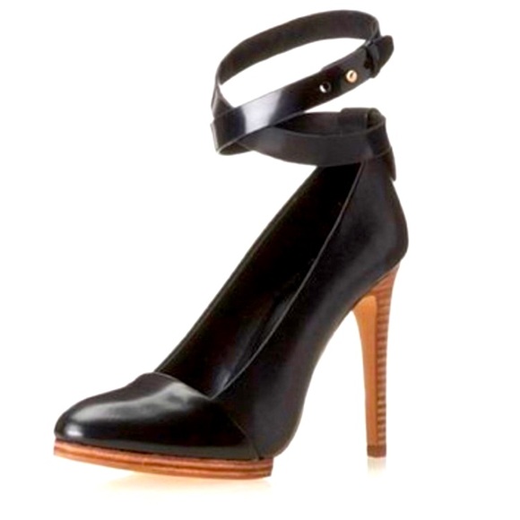 KATE SPADE SATURDAY ANKLE WRAP PUMPS SIZE 7 BLACK - Picture 1 of 12